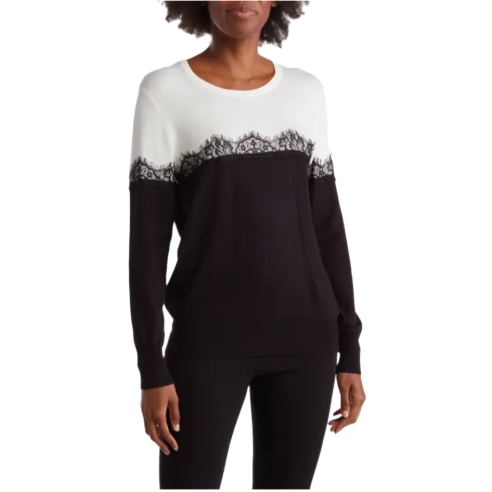 Sweater with Lace